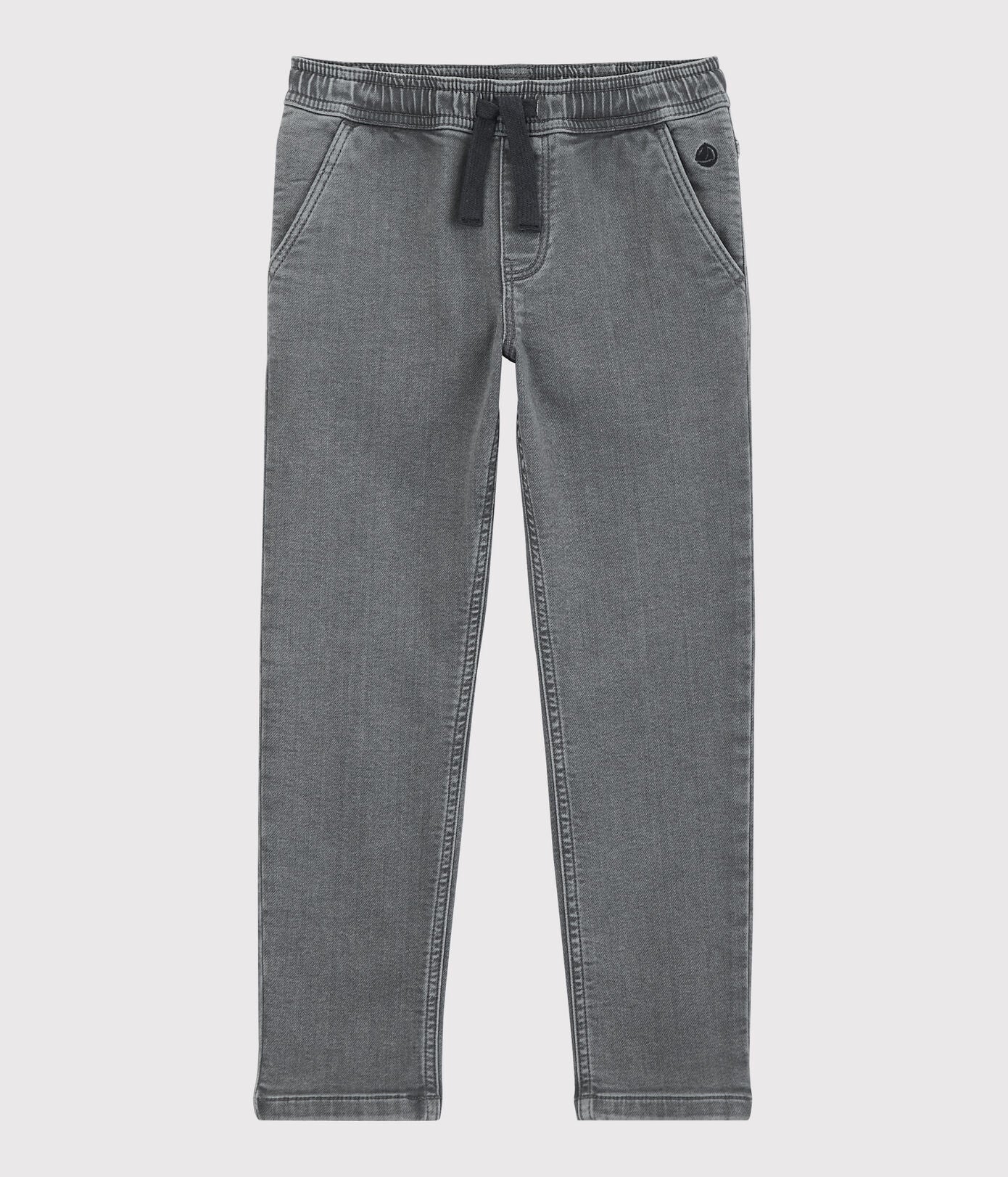 Boys' Eco-Friendly Regular Denim Trousers | boys | cotton | Cotton Trousers | daywear | Denim Trousers | petit bateau | petitbateau | trousers