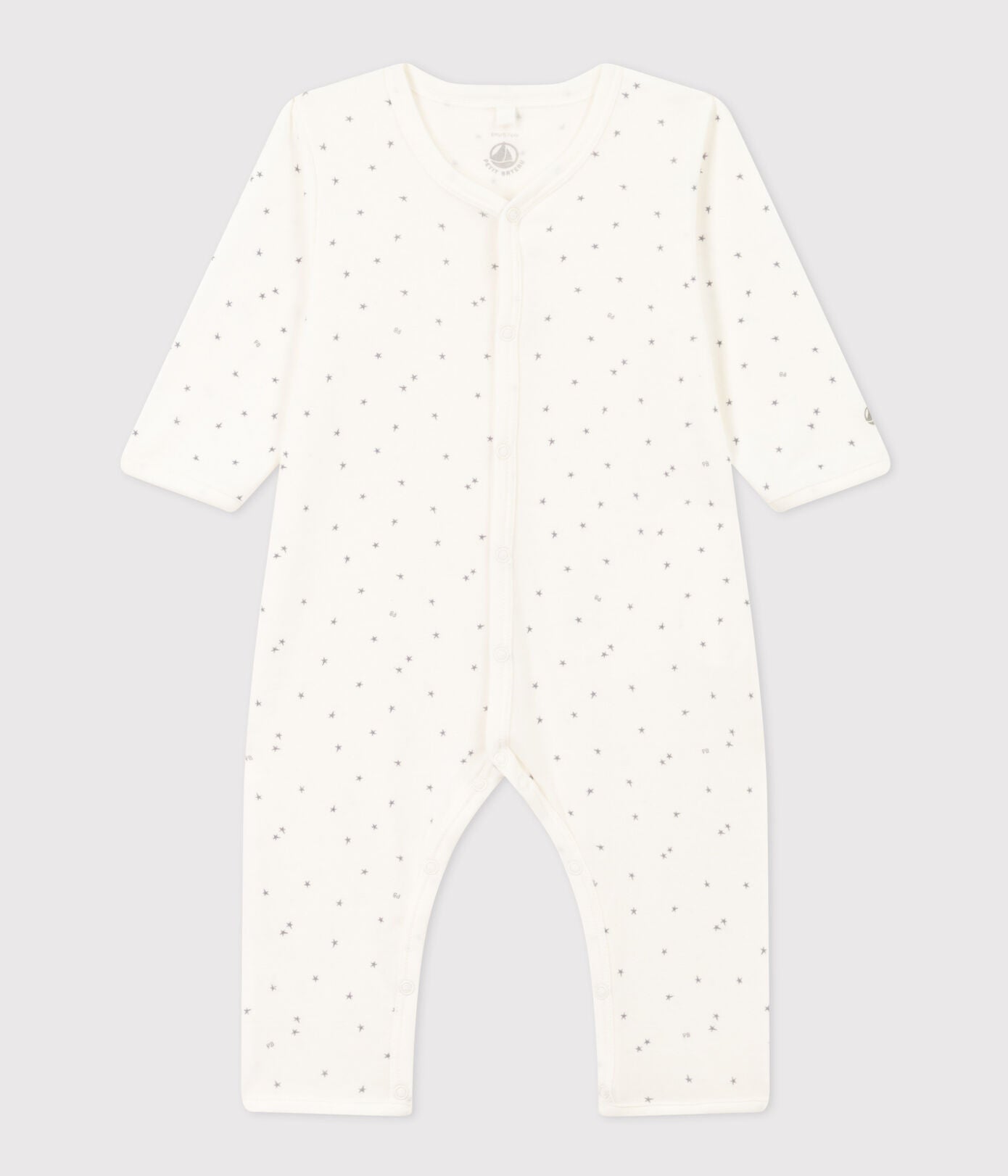 Babies' Starry Footless Cotton Pyjamas | baby boy | baby girl | cotton | onesie | onesies | petit bateau | petitbateau