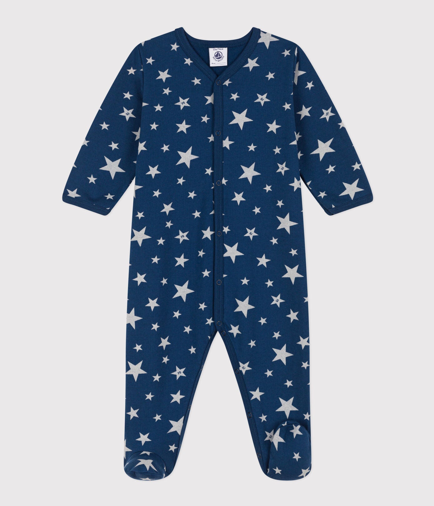 Glow-In-The-Dark Starry Fleece Pyjamas | baby boy | baby boy pyjamas | cotton | cotton pyjama | Cotton Pyjamas | daywear | petit bateau | petitbateau | pyjama | pyjamas | stars