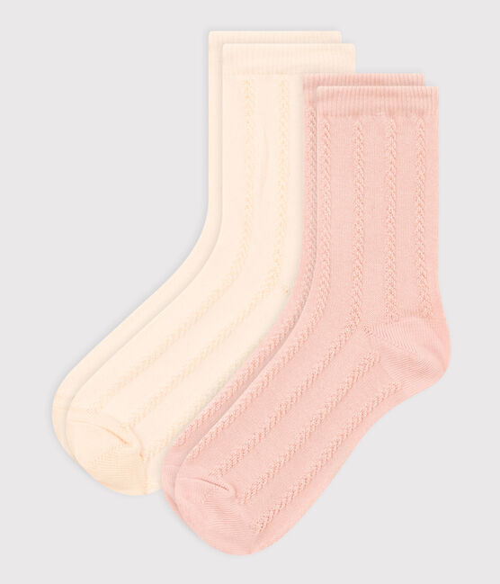 Girls' Decorative Socks - 2-Pack | - 2-Pack | - 2-Piece Set | cotton | girls | Girls' socks | petit bateau | petitbateau | SOCKS | socks girls