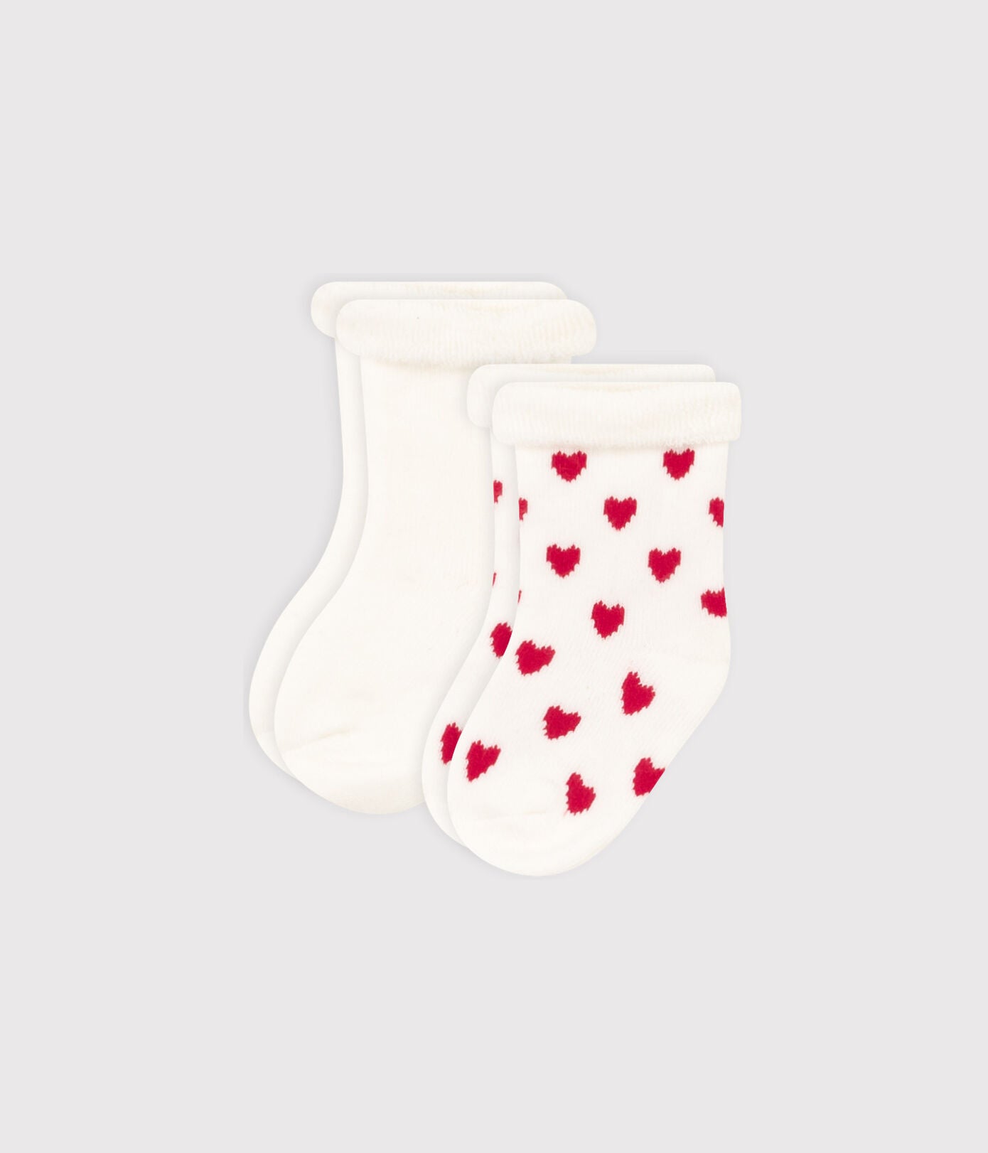 Babies' Knit Socks - 2-Pack | baby boy | baby girl | cotton | petit bateau | petitbateau | SOCKS | WINTER