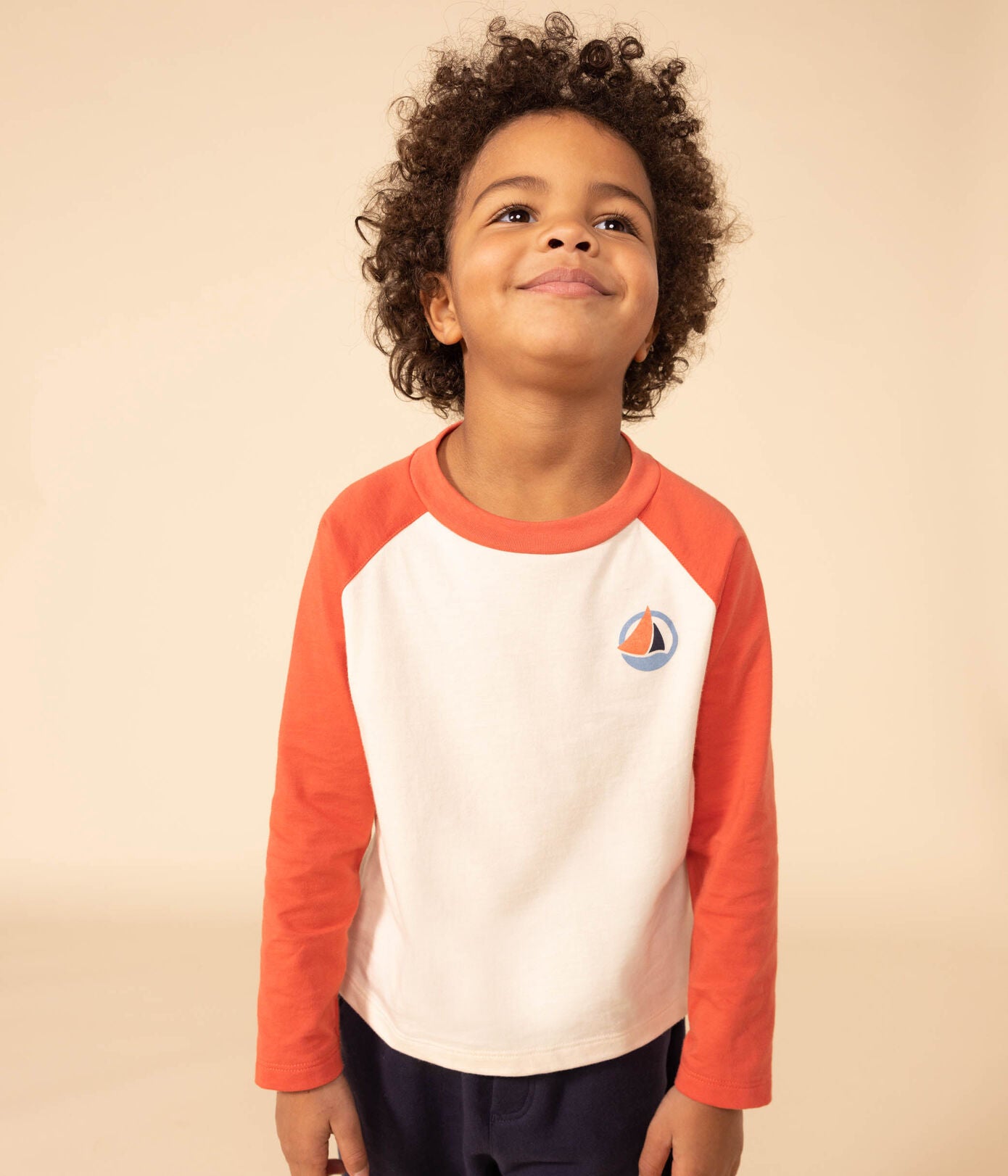 Boys Long-sleeved Cotton T-shirt | boys | cotton | daywear | petit bateau | petitbateau