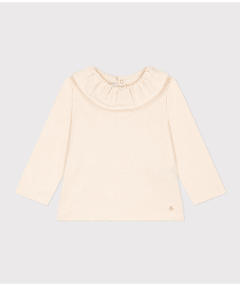 Babies' Long-Sleeved Jersey Blouse | baby girl | cotton | daywear | petit bateau | petitbateau