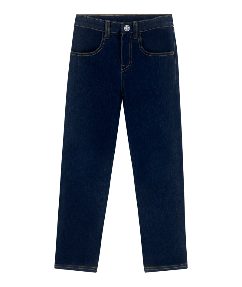 Girls' Slim Fit Denim Trousers | cotton | daywear | denim | Denim Trousers | girls | petit bateau | petitbateau